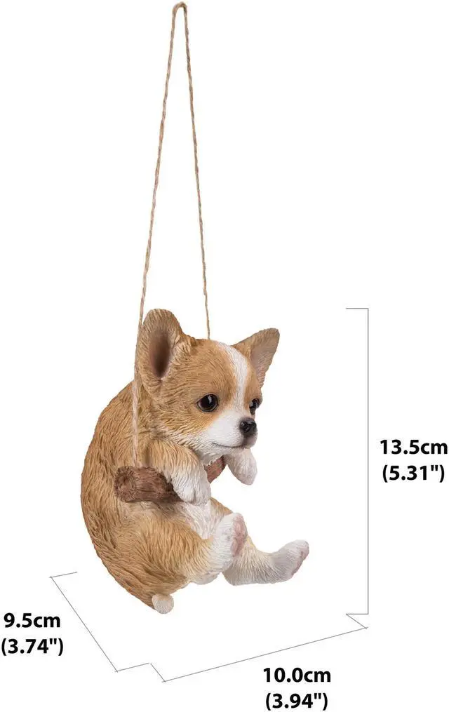 Alt view image 5 of 6 - Hi-Line Gift Hanging Chihuahua Puppy Statue