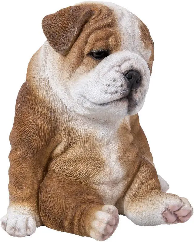 Alt view image 3 of 6 - Hi-Line Gift Sitting Sleepy Bulldog Puppy Statue
