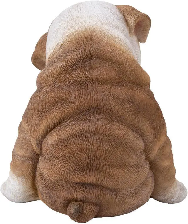 Alt view image 4 of 6 - Hi-Line Gift Sitting Sleepy Bulldog Puppy Statue