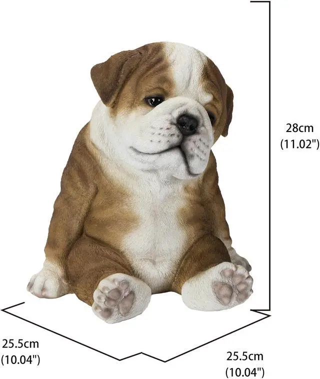 Alt view image 5 of 6 - Hi-Line Gift Bulldog Sleeping Medium