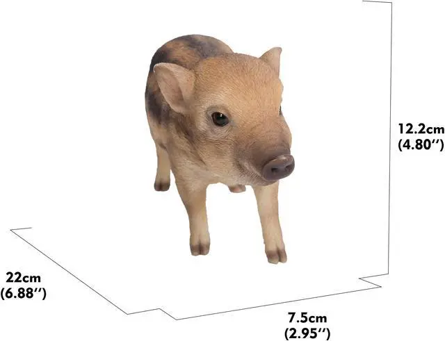 Alt view image 5 of 7 - Hi-Line Gift Wild Baby Boar Standing