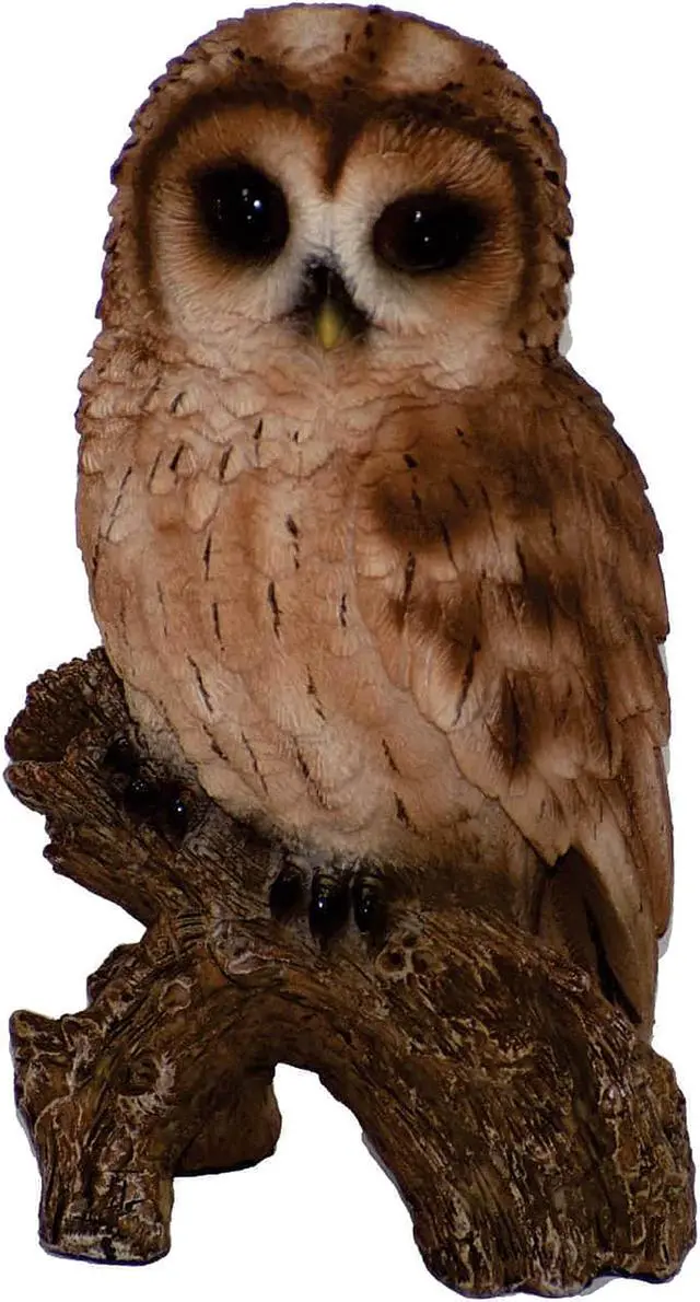 Main image of Hi-Line Gift Tawny Owl On Stump - Small