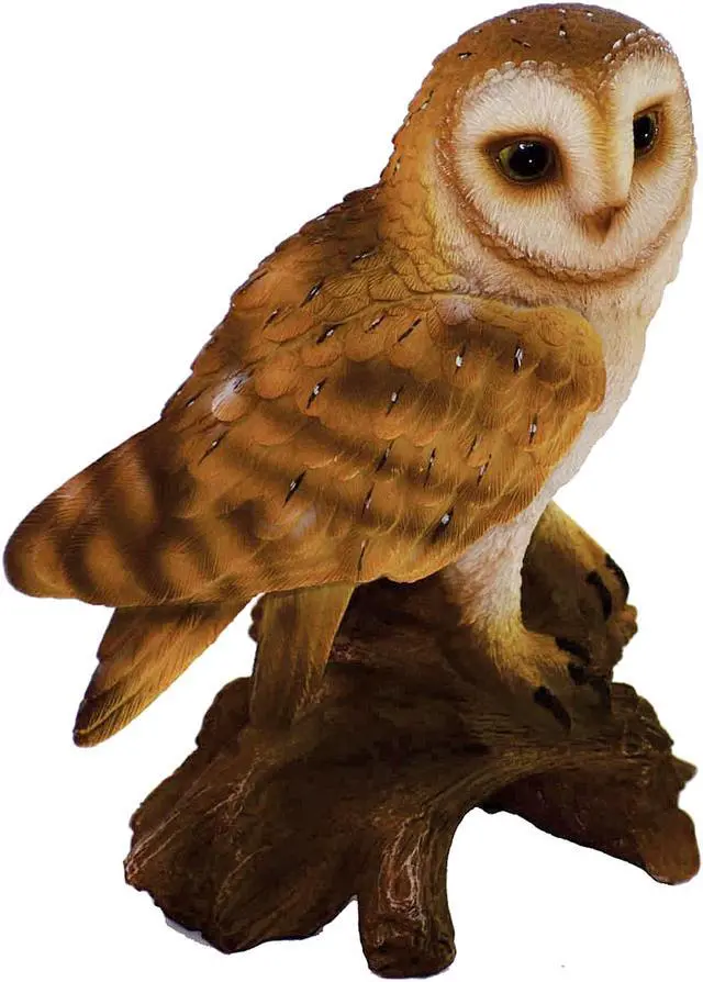 Alt view image 2 of 6 - Hi-Line Gift Small Barn Owl On Stump
