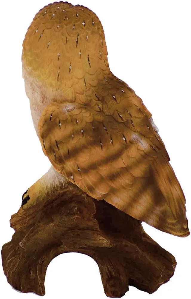 Alt view image 3 of 6 - Hi-Line Gift Small Barn Owl On Stump
