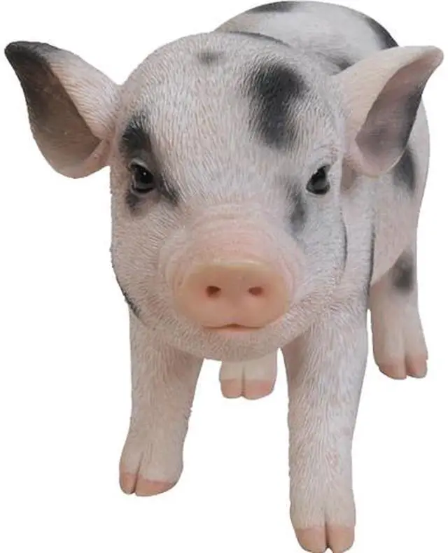 Alt view image 2 of 5 - Hi-Line Gift Standing Baby Pig with Black Spots