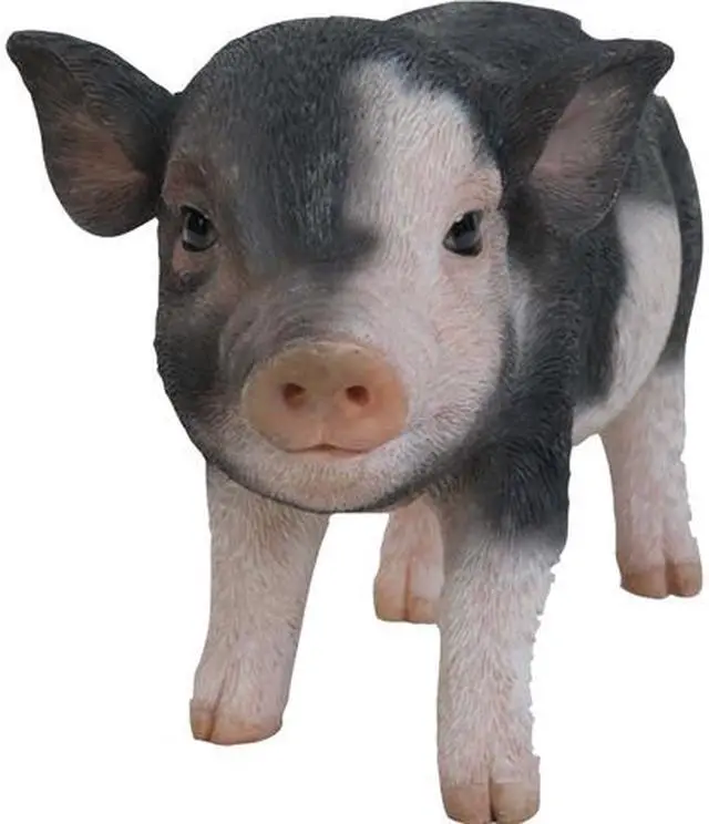 Alt view image 2 of 4 - Hi-Line Gift Standing Baby Pig - Dark Brown