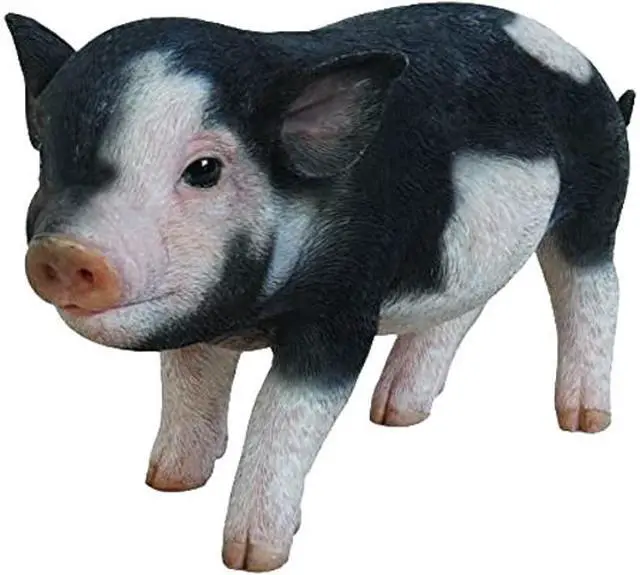 Main image of Hi-Line Gift Standing Baby Pig - Dark Brown