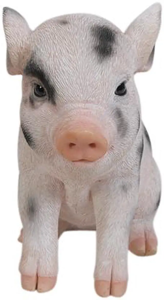 Alt view image 3 of 4 - Hi-Line Gift Sitting Baby Pig with Black Spots
