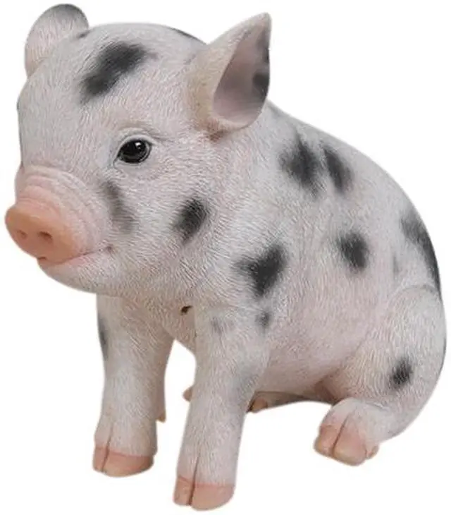 Alt view image 2 of 4 - Hi-Line Gift Sitting Baby Pig with Black Spots