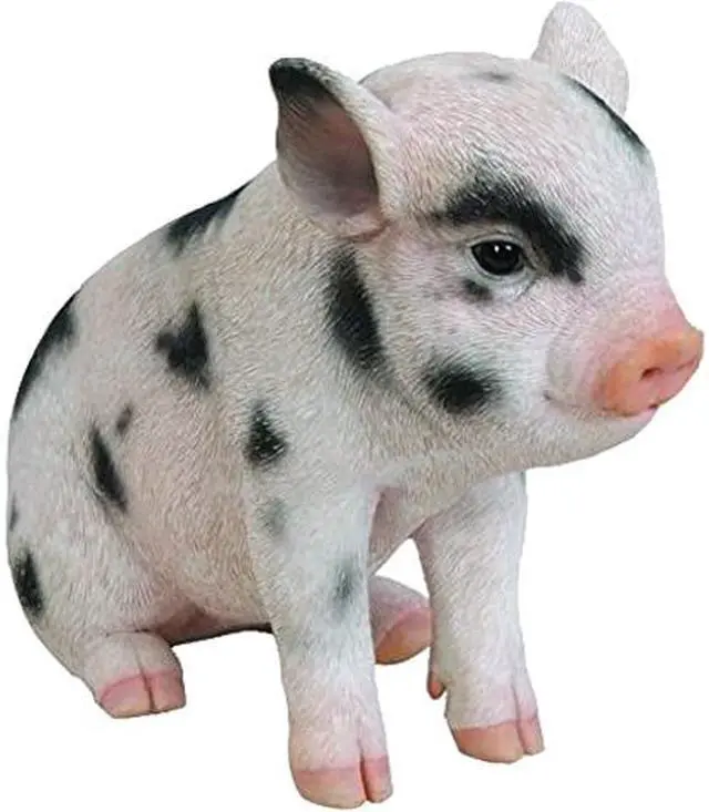 Main image of Hi-Line Gift Sitting Baby Pig with Black Spots