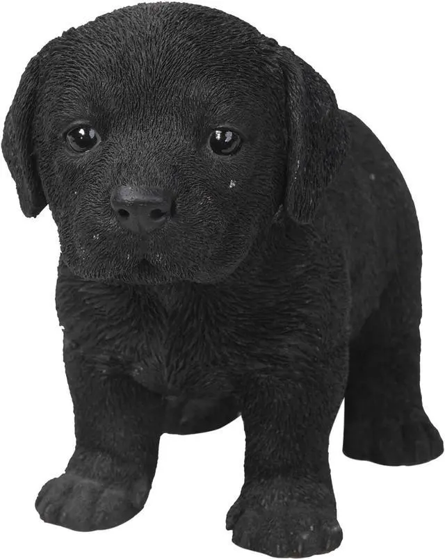 Main image of Hi-Line Gift Black Standing Labrador Puppy Statue