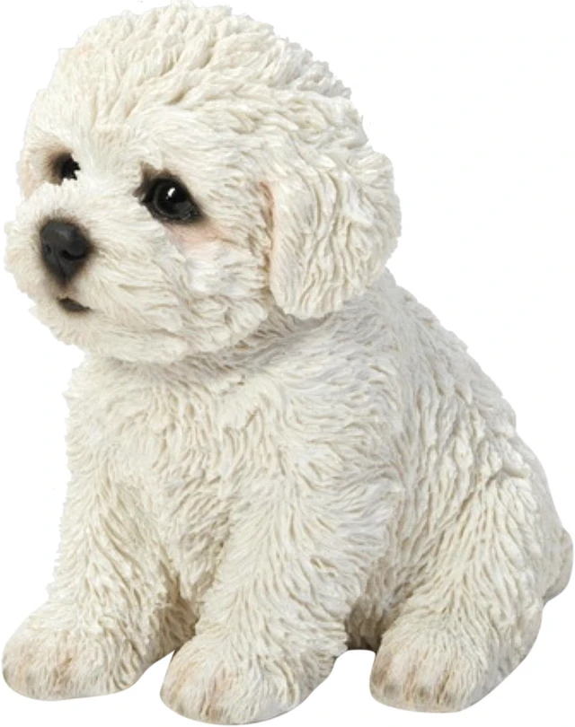 Alt view image 3 of 5 - Hi-Line Gift Bichon Frise Puppy