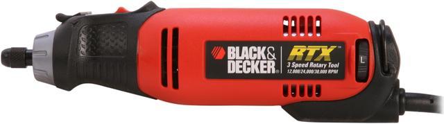 Black + Decker Rtx 3 Speed Rotary Tool, Routers, Patio, Garden & Garage