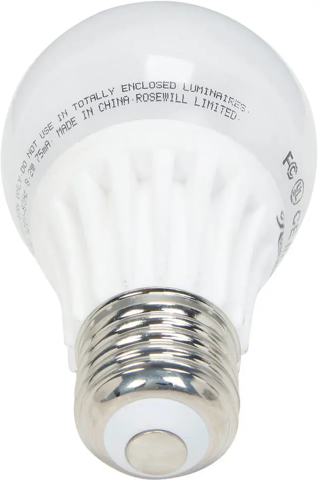 Alt view image 4 of 5 - ROSEWILL RL-W95001, A19 Non-Dimmable LED Light Bulb, E26 Base, 8.2 W, 60 W Replace, 800 Lumens UL CE RoHS, 5000 K, Cool White, Wide Beam Angle 230 Degres