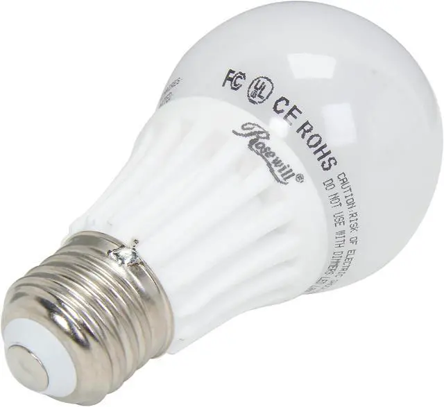 Alt view image 2 of 5 - ROSEWILL RL-W73001, A19 Non-Dimmable LED Light Bulb, E26 Base, 6.5 W, 50 W Replace, 560 Lumens, UL CE RoHS, 3000K, Warm White, Wide Beam Angle 230 Degree