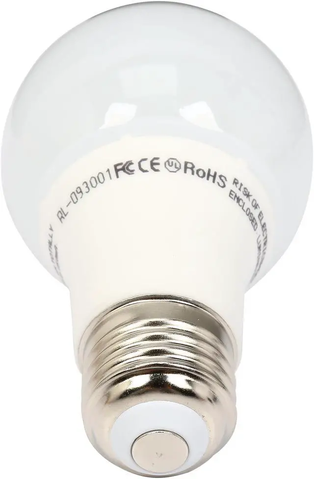 Alt view image 3 of 4 - Rosewill RL-O93001 - A19 Non-Dimmable LED Light Bulb - E26 Base, 9 Watts (Replaces 60W Bulb), 800 Lumen, UL / CE / RoHS, 2700K, Warm White, Omni-Directional
