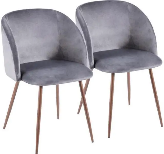 Main image of LumiSource Fran Chair - Set Of 2, CH-FRAN WL+GY2