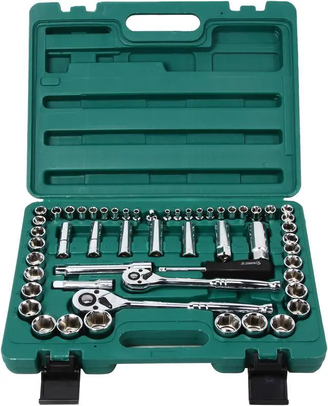 Alt view image 2 of 4 - ARSENAL 54-Piece Professional 1/2", 3/8" & 1/4" Dr. Socket Set, Chrome Vanadium Steel, Mirror Finishing, ANSI Standards, Life Time Warranty, Made in Taiwan