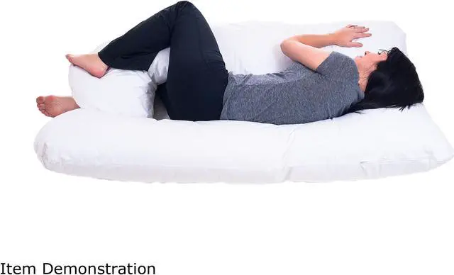 Alt view image 4 of 5 - Remedy Full Body Contour U Pillow - Great for Pregnancy