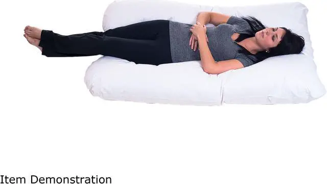 Alt view image 5 of 5 - Remedy Full Body Contour U Pillow - Great for Pregnancy