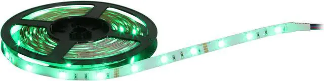 Alt view image 2 of 7 - HitLights RGB Multicolor Changing SMD5050 LED Light Strip Kit - 150 LEDs, 16.4 Ft Roll, Cut to Length, Includes 60W Adapter and 44 Key Controller - Color Changing, 149 Lumens per foot