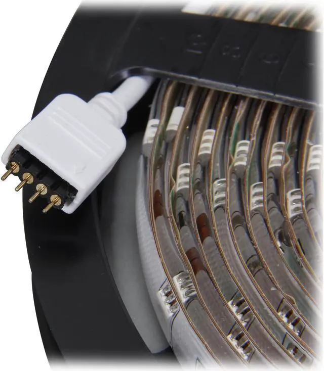 Alt view image 2 of 5 - HitLights LED RGB Color Changing Lighting Strip, SMD5050, 150 LEDs, IP65, Weatherproof, 5 Meter or 16 Feet extension strip