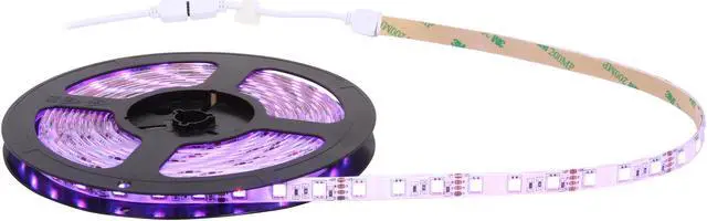 Alt view image 4 of 5 - HitLights Weatherproof RGB Color Changing SMD5050 High Density LED Light Strip Kit - 300 LEDs, 16.4 Ft Roll, Includes 60W Adapter and 44 Key Remote Controller - Color Change, 314 Lumens per foot, IP65