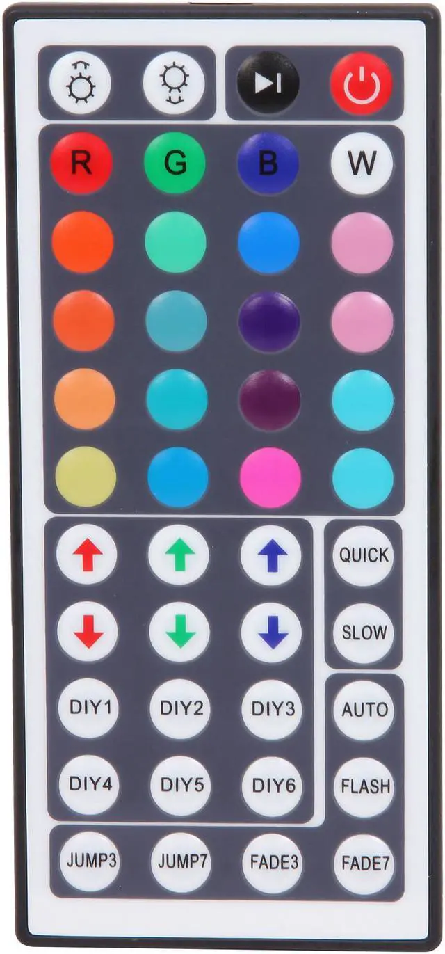 Alt view image 5 of 5 - HitLights Weatherproof RGB Color Changing SMD5050 High Density LED Light Strip Kit - 300 LEDs, 16.4 Ft Roll, Includes 60W Adapter and 44 Key Remote Controller - Color Change, 314 Lumens per foot, IP65