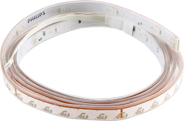 Alt view image 2 of 4 - Philips Hue White and Color Ambiance LightStrip Plus Dimmable LED Smart Light (Requires Hue Hub)