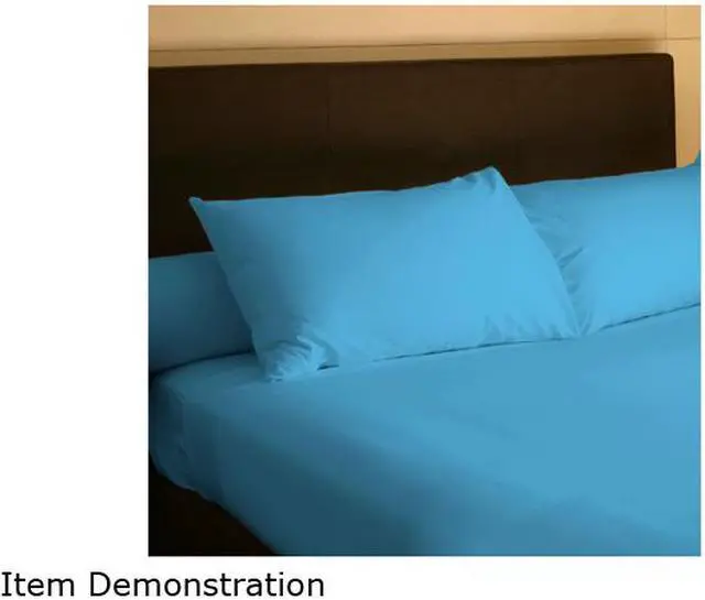 Main image of Lavish Home 100% Egyptian Cotton 300 Thread Count Sheet Set Sky Blue - F