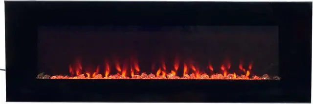Main image of Northwest LED Fire and Ice Electric Fireplace Heater with Remote - 54 Inch