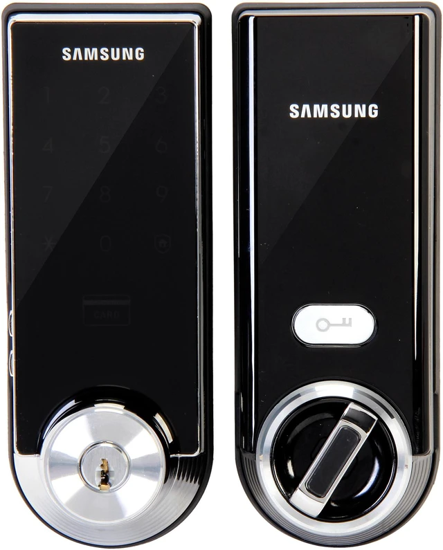 Alt view image 3 of 6 - Samsung Ezon Electronic Digital Deadbolt Lock (US version) SHS-3320 (A Grade Samsung Recertified)