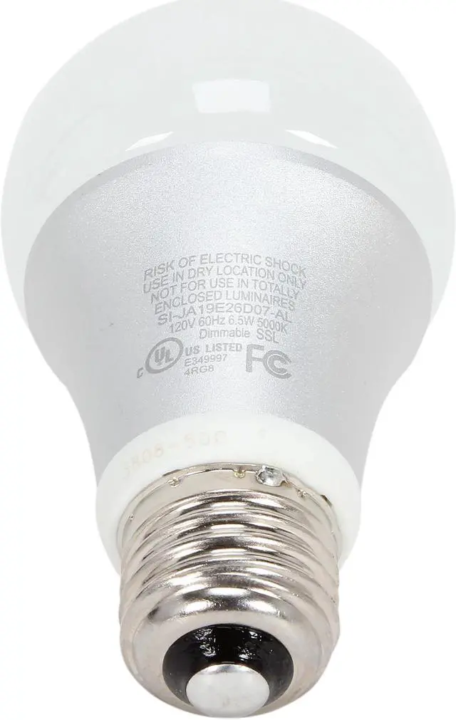 Alt view image 3 of 4 - SunSun Lighting A19 LED Light Bulb / E26 Base / 6.5W / 40W Replace / 450 Lumen / Dimmable / UL / 5000K / Cool White