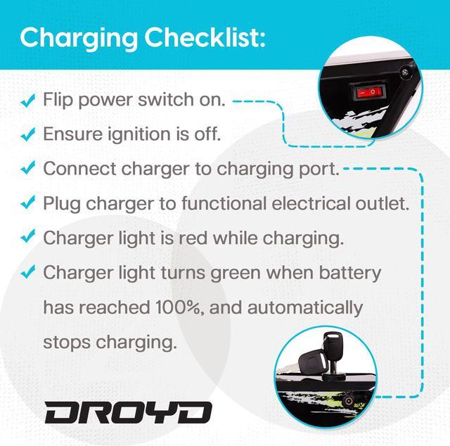 Alt view image 6 of 7 - Droyd Blipper Electric Mini Bike - For Kids 13 and Up 12.5 MPH and 12.5Miles