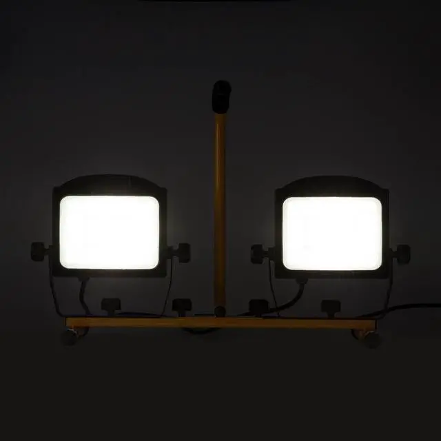 Alt view image 10 of 12 - Home Zone Security ES06462V Work Light with Tripod: 10,000 Lumen Light