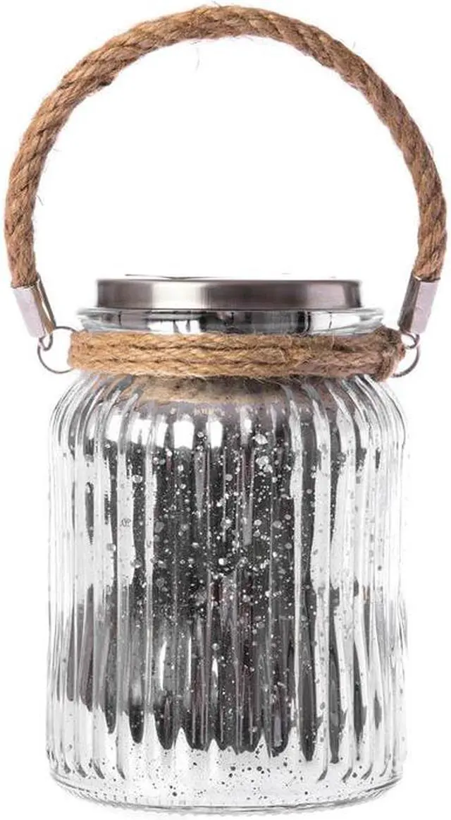 Alt view image 2 of 7 - Home Zone Security Solar Lantern Lights: Rotating LED 2-Pack