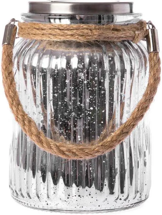 Alt view image 3 of 7 - Home Zone Security Solar Lantern Lights: Rotating LED 2-Pack