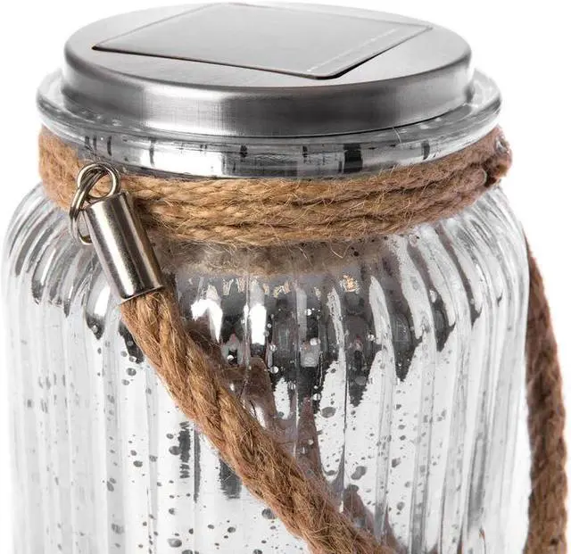 Alt view image 5 of 7 - Home Zone Security Solar Lantern Lights: Rotating LED 2-Pack