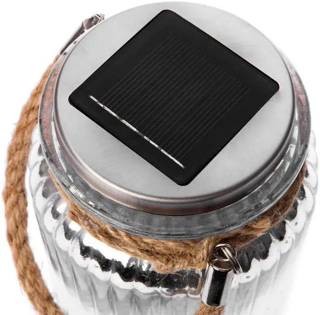 Alt view image 7 of 7 - Home Zone Security Solar Lantern Lights: Rotating LED 2-Pack