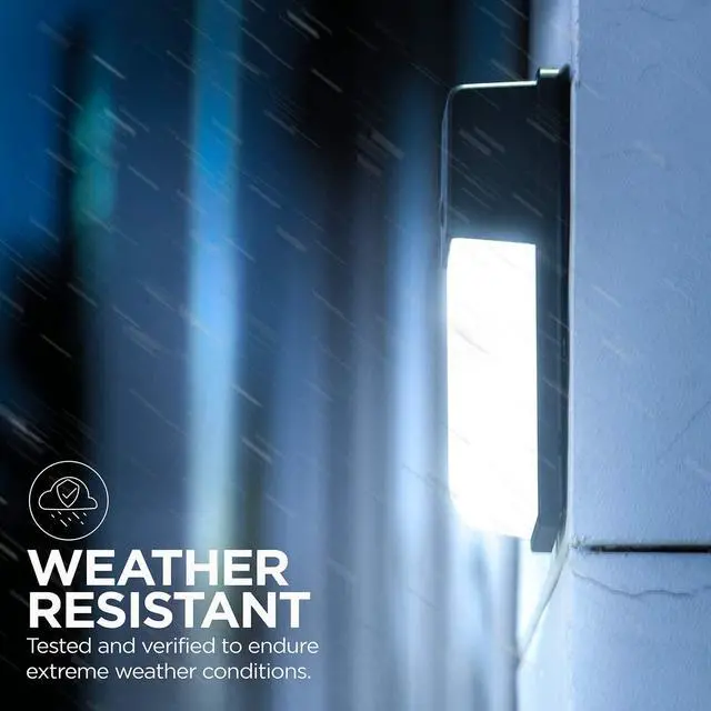 Alt view image 5 of 7 - Home Zone Security ES06570V LED Wall Pack Light - Outdoor Hardwired Dusk to Dawn Ultra Bright 5000K Daylight LED Wall Light