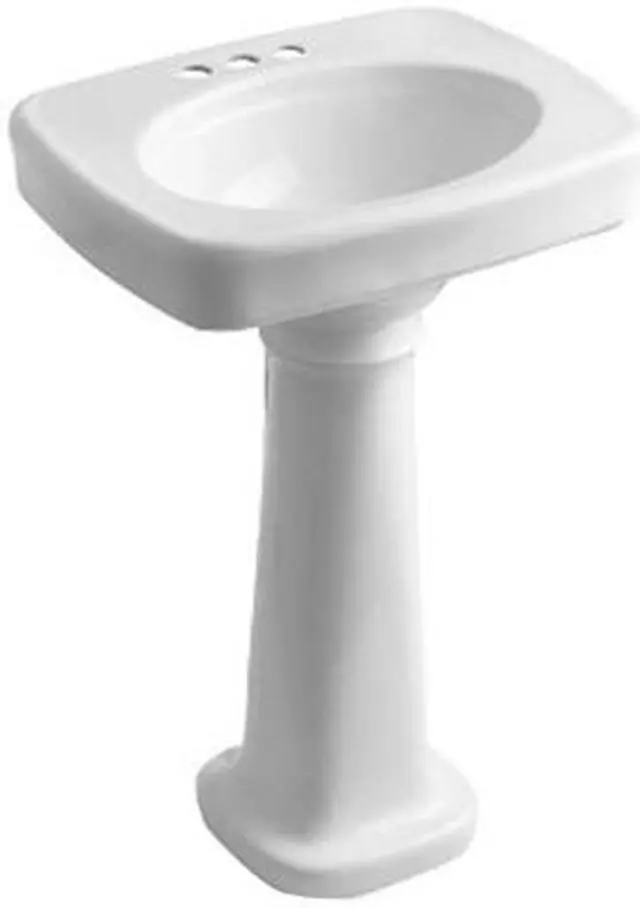 Main image of Kohler K-2338-4-0 Bancroft Pedestal Lavatory With Centers For 4" Centers