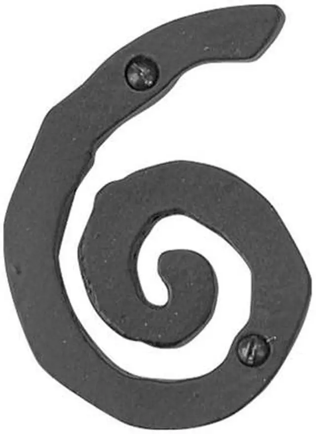 Main image of Atlas SCN6L-BL Scroll Collection 5-1/2 in. Black Number 6