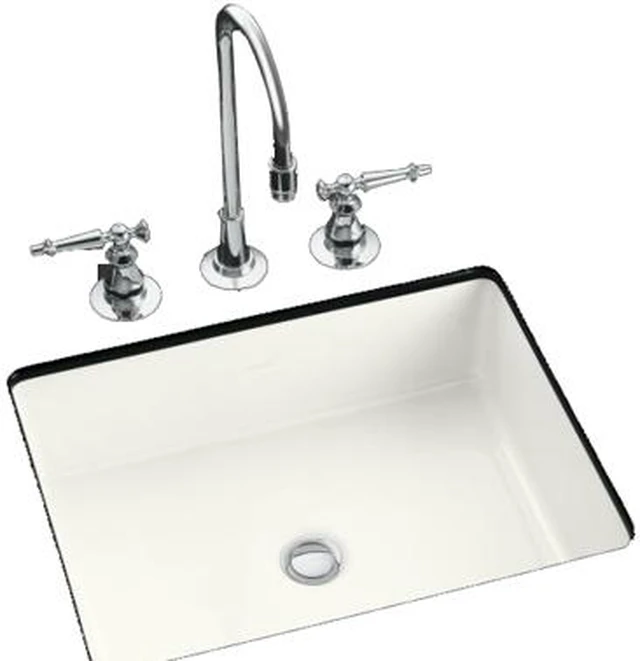 K2330 KOHLER K-2330-G-0 Kathryn undercounter lavatory with glazed underside ...