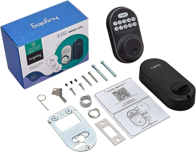 Hugalog Lock Hugolog Door Lock, Keyless Entry Door Lock, Electronic Deadbolt with ...