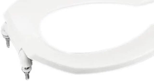 Main image of KOHLER K-4670-CA-0 Lustra Elongated Open-front Toilet Seat with Check Hinge and Antimicrobial Agent