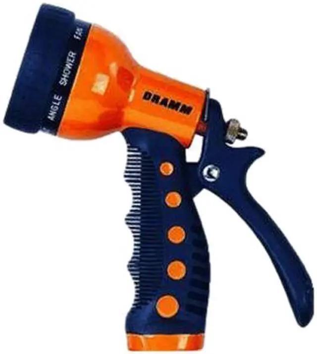Main image of Dramm 9 Pattern Revolver Spray Gun Nozzle, Orange