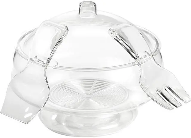 Main image of Prodyne Salad On Ice Acrylic With Dome Lid Crystal Clear