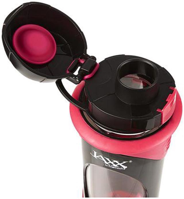Fit & Fresh 20 oz. Jaxx Glass Shaker Bottle Set, Pink 