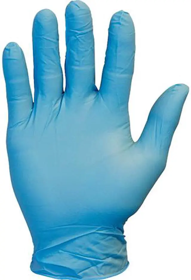 Main image of GNPRLG1M Powder Free Blue Nitrile Gloves - Large