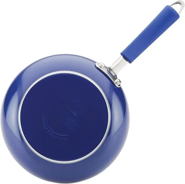 Alt view image 5 of 5 - Farberware Millennium Nonstick Aluminum 12-Piece Cookware Set, Blue